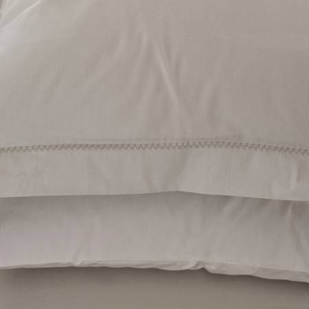 Penelope Catrine Percale Easy Care Nevresim Seti Açık Gri 160x220 - Thumbnail