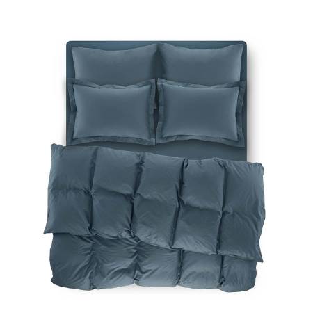 PENELOPE BEDROOM - Penelope Catrine Percale Easy Care Nevresim Seti Petrol 240x220