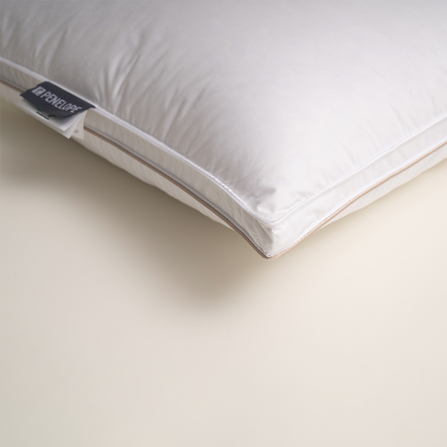 Penelope Dove Firm Goose Down Pillow