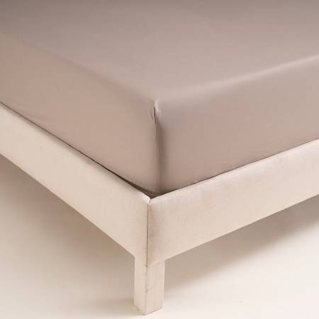 Penelope Laura Percale Easy Care Lastikli Çarşaf Seti Açık Gri 120X200+35 - 2