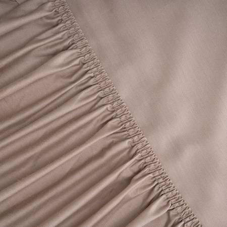 Penelope Laura Percale Easy Care Lastikli Çarşaf Seti Açık Gri 120X200+35 - 4
