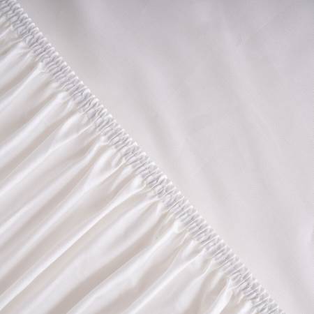 Penelope Laura Percale Easy Care Lastikli Çarşaf Seti Beyaz 160X200+35 - 4