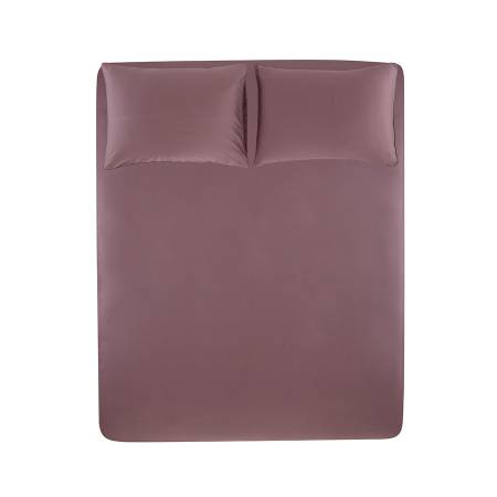 Penelope Lia Bed Sheet Set Mauve 260X280 - Thumbnail