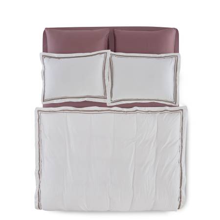 Penelope Lia Bed Sheet Set Mauve 260X280 - Thumbnail