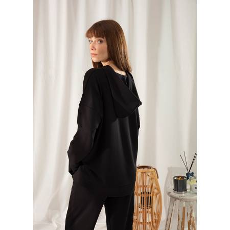 Penelope Rue Loungewear Takım Siyah M - Thumbnail