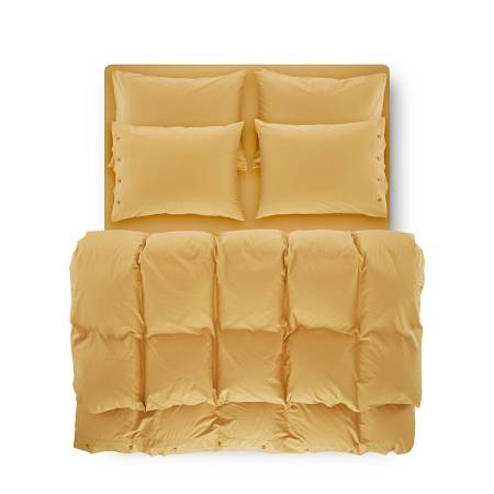 Serena Percale Easy Care Nevresim Seti Hardal 200x220 - 