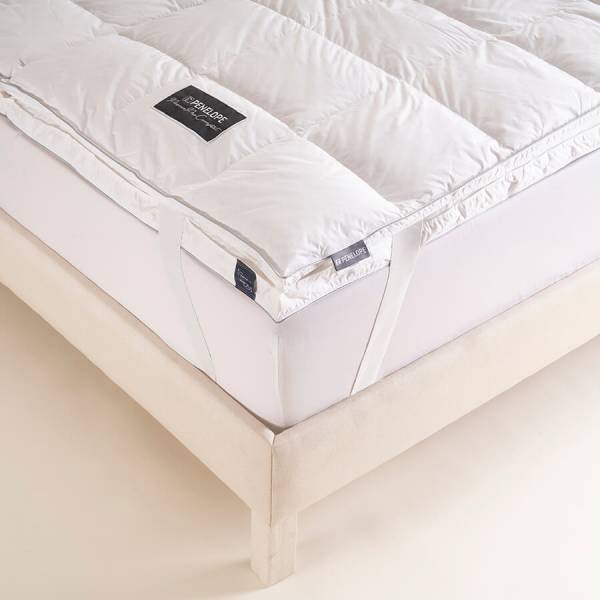 %100 Kaz Tüyü Dolgulu Fermuarlı 2'ye Ayrılabilen Topper 200x200 cm - Piume Pro Comfort - 