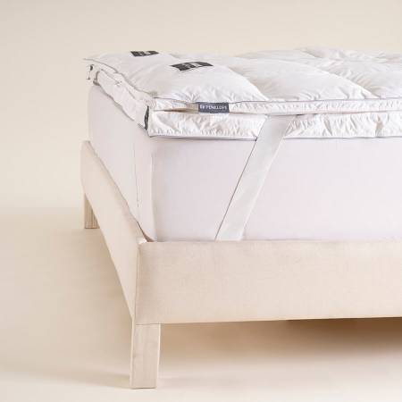 %100 Kaz Tüyü Dolgulu Fermuarlı 2'ye Ayrılabilen Topper 200x200 cm - Piume Pro Comfort - 2