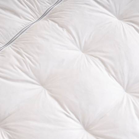 Tüy Geçirmez 2'ye Ayrılabilen %100 Kaz Tüyü Topper 180x200 cm - Piume Punto Comfort - 4