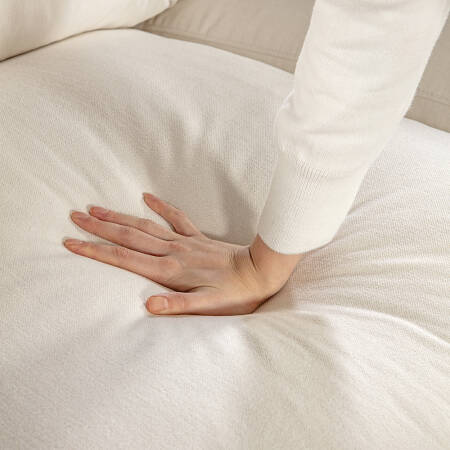 Sofa Plume 2’li Tek Kollu Sol Köşe Modül 180 x 97 cm | Space Kumaş - Beyaz Dokulu - 7