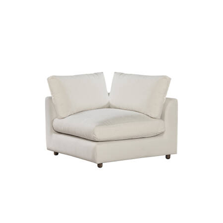 Sofa Plume Köşe Modül 98 x 97 cm | Space Kumaş - Beyaz Dokulu - 1