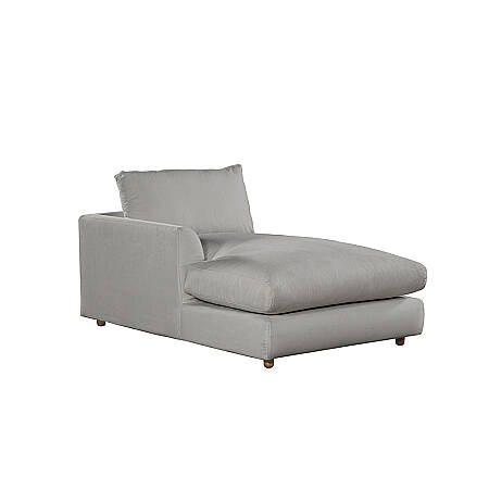 Sofa Plume Relax Sol Köşe Modül 98 x 170 cm | Space Kumaş - Gri - 1