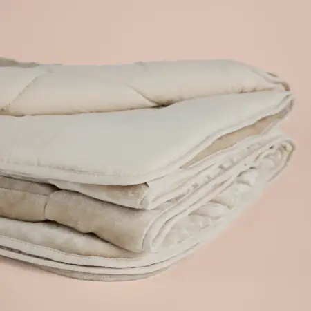 Tek Kişilik Çift Taraflı Welsoft Yorgan Taş 155x215 cm - Velour Serisi - 3