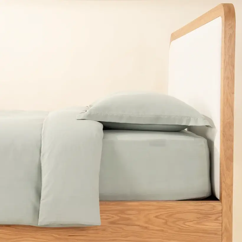 %100 TENCEL™ Nevresim Seti 200x220 cm Su Yeşili - Celine Serisi - 
